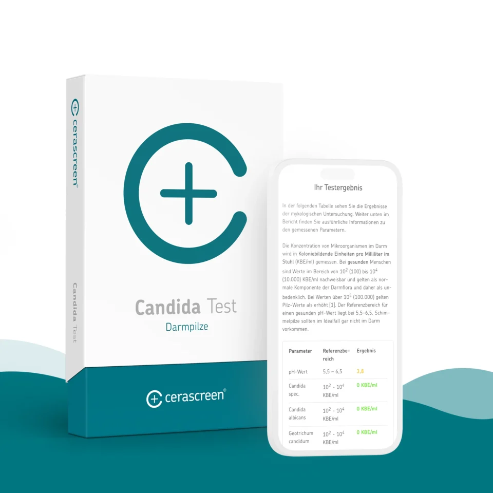 Candida Test Check auf Darmpilze (Hefepilz- und Milchschimmel)