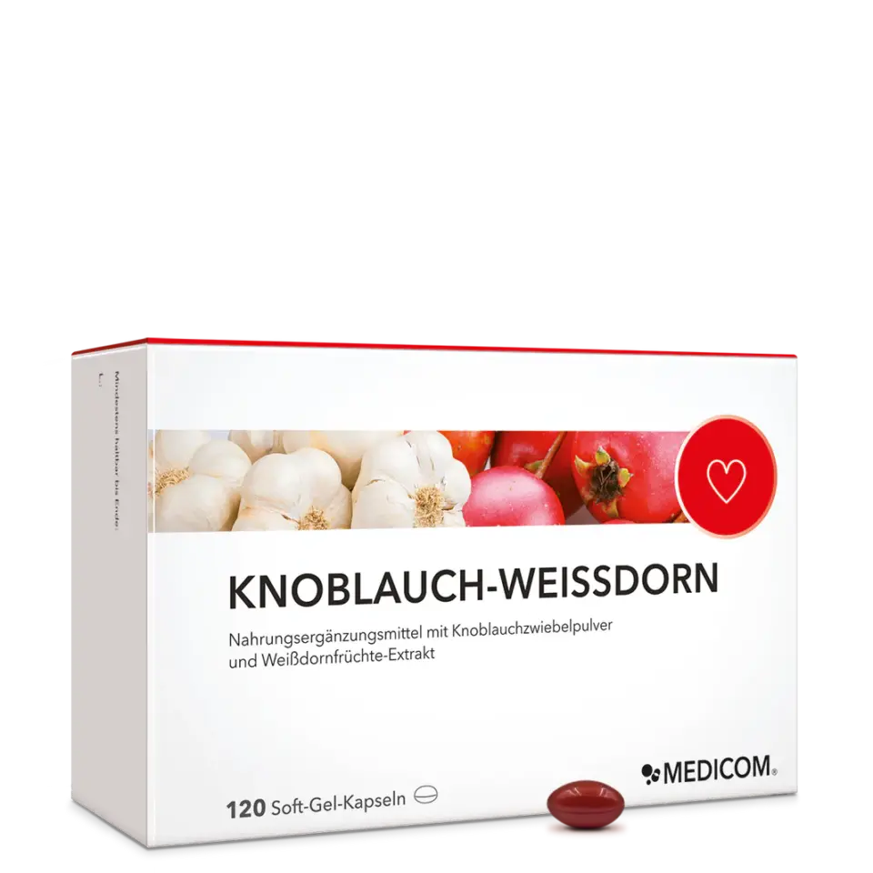 Knoblauch-Weissdorn Extrakt Kapseln