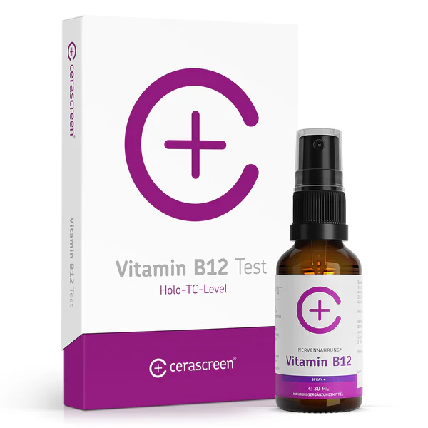 Vitamin-B12-Set: Test + Spray Vitamin B12 Test plus Vitamin-B12-Spray