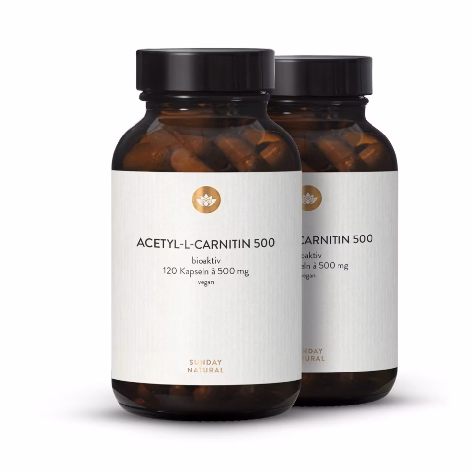 Acetyl-l-Carnitin 500mg Kapseln Vorteilsset