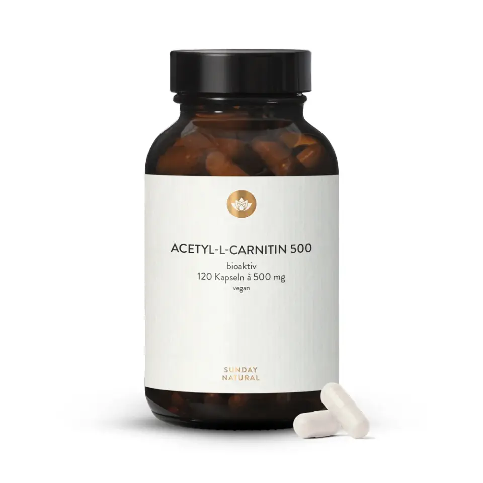Acetyl-l-Carnitin 500mg Kapseln Lebensmittelqualität