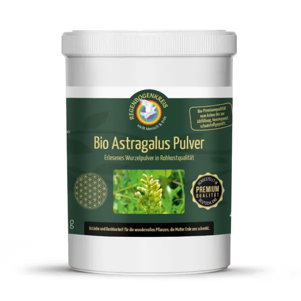 Premium Astragalus Pulver, Bio, Rohkost