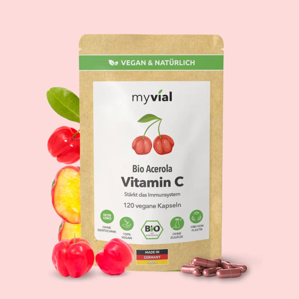 Bio Acerola VitaminC Kapseln, Myvial