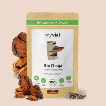 Bio Chaga Kapseln, Vitalpilz, Myvial