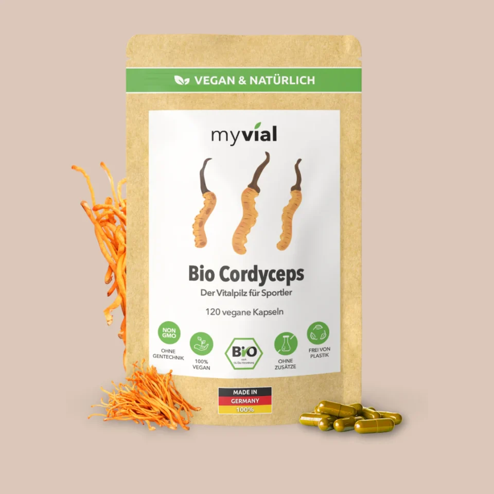 Bio Cordyceps Vitalpilz Kapseln, Myvial