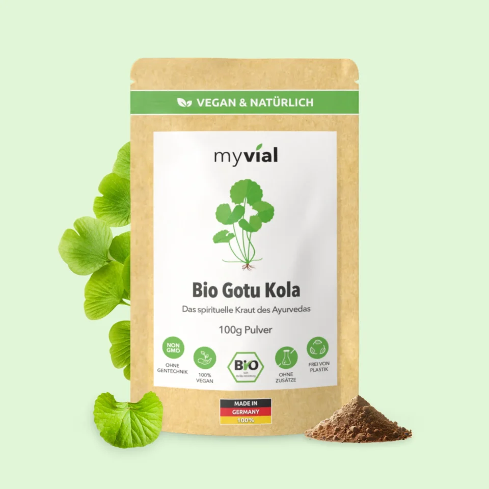 Bio Gotu Kola Pulver, Myvial