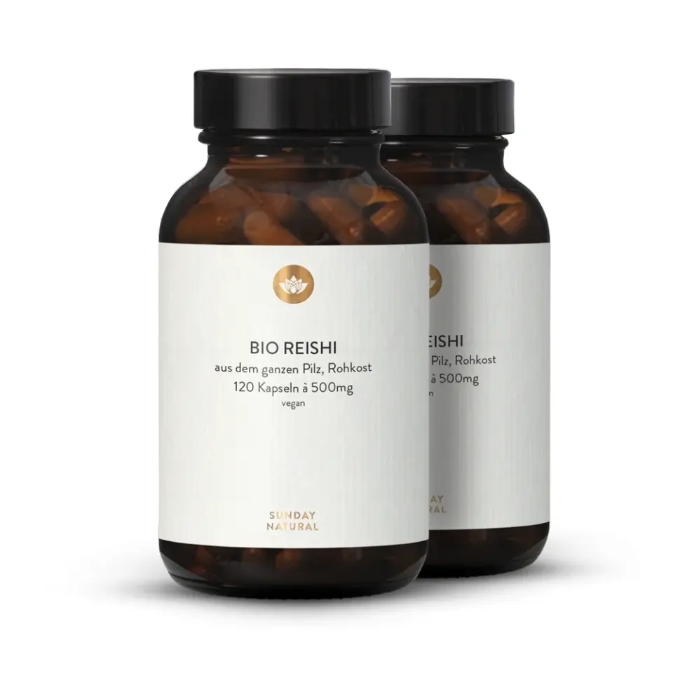 Bio Reishi Kapseln 500mg, Rohkost