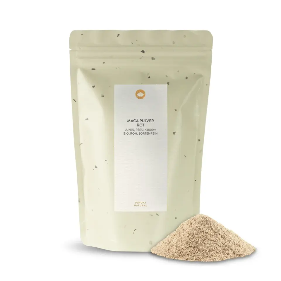 Bio Maca Rot Pulver Roh Peru