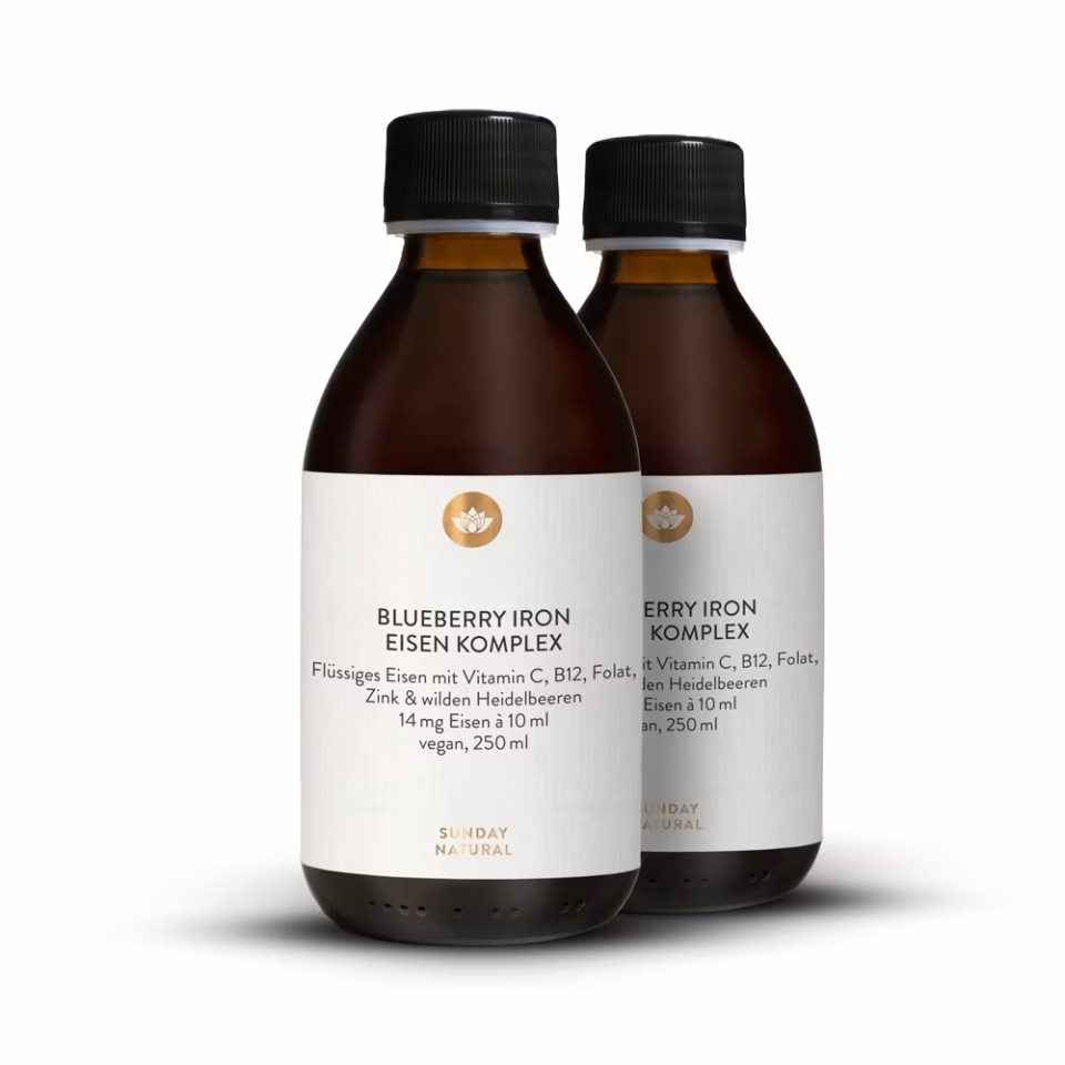 Flüssiger Eisen-Komplex mit wilden Heidelbeeren 14mg