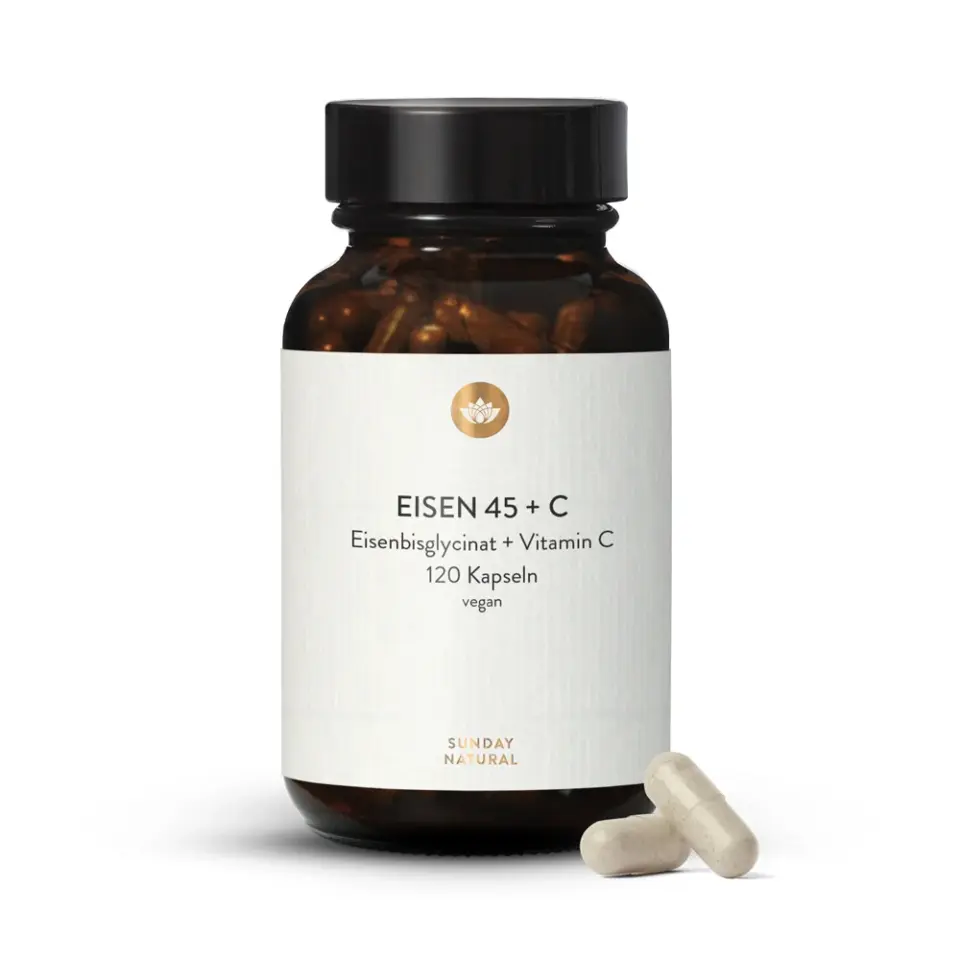 EISENCHELAT plus Vitamin C Eisenbisglycinat 45mg Hochdosiert