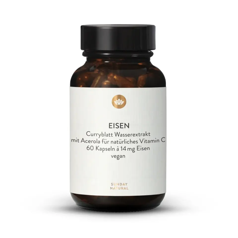 Eisen plus Vitamin C PFLANZLICH 14mg