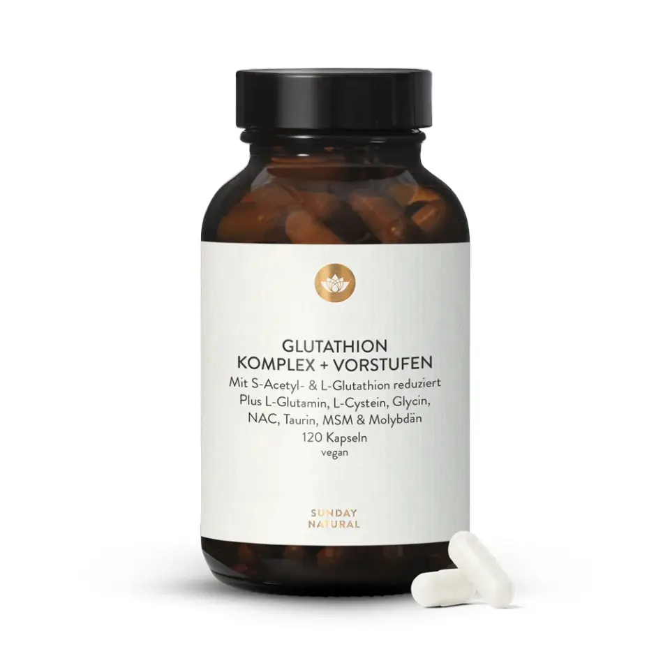 Glutathion Komplex + Vorstufen Glutamin, Cystein, Glycin ...