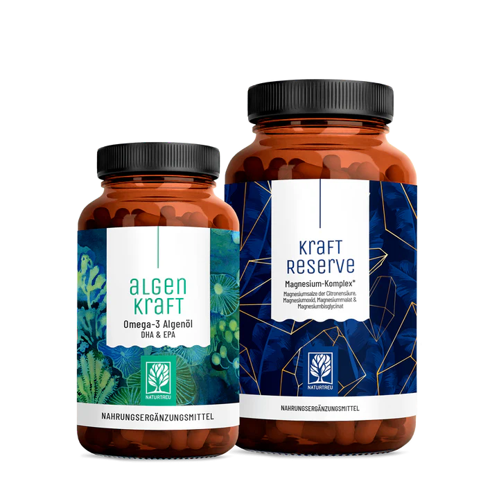 Gut-Gerüstet-Paket Omega-3 Algenöl & Magnesium-Komplex