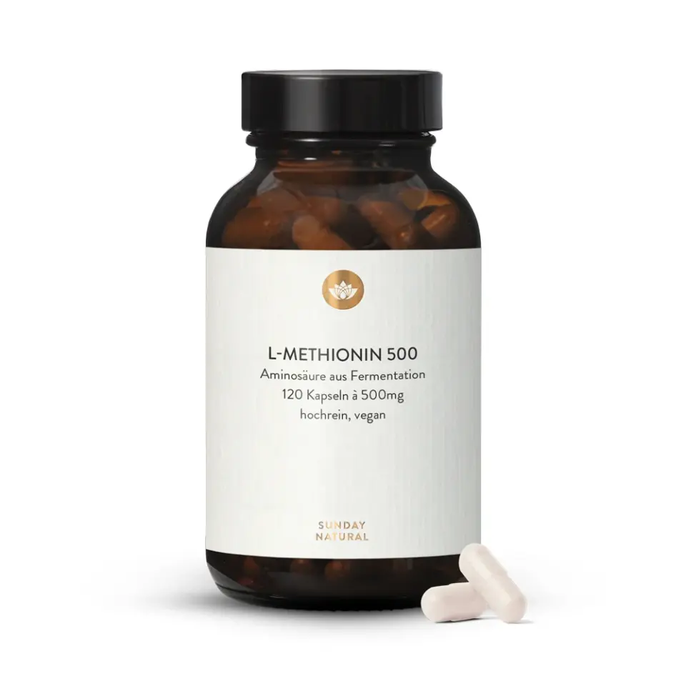 L-Methionin 500mg Kapseln vegan