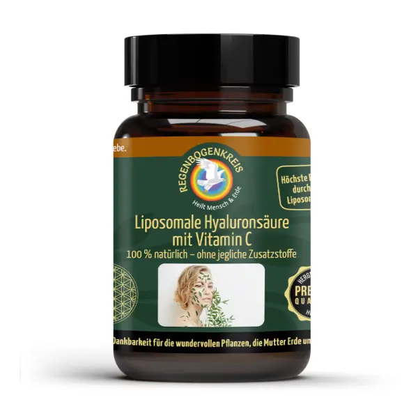 Premium Liposomale Hyaluronsäure mit Vitamin C, 30 Kapseln