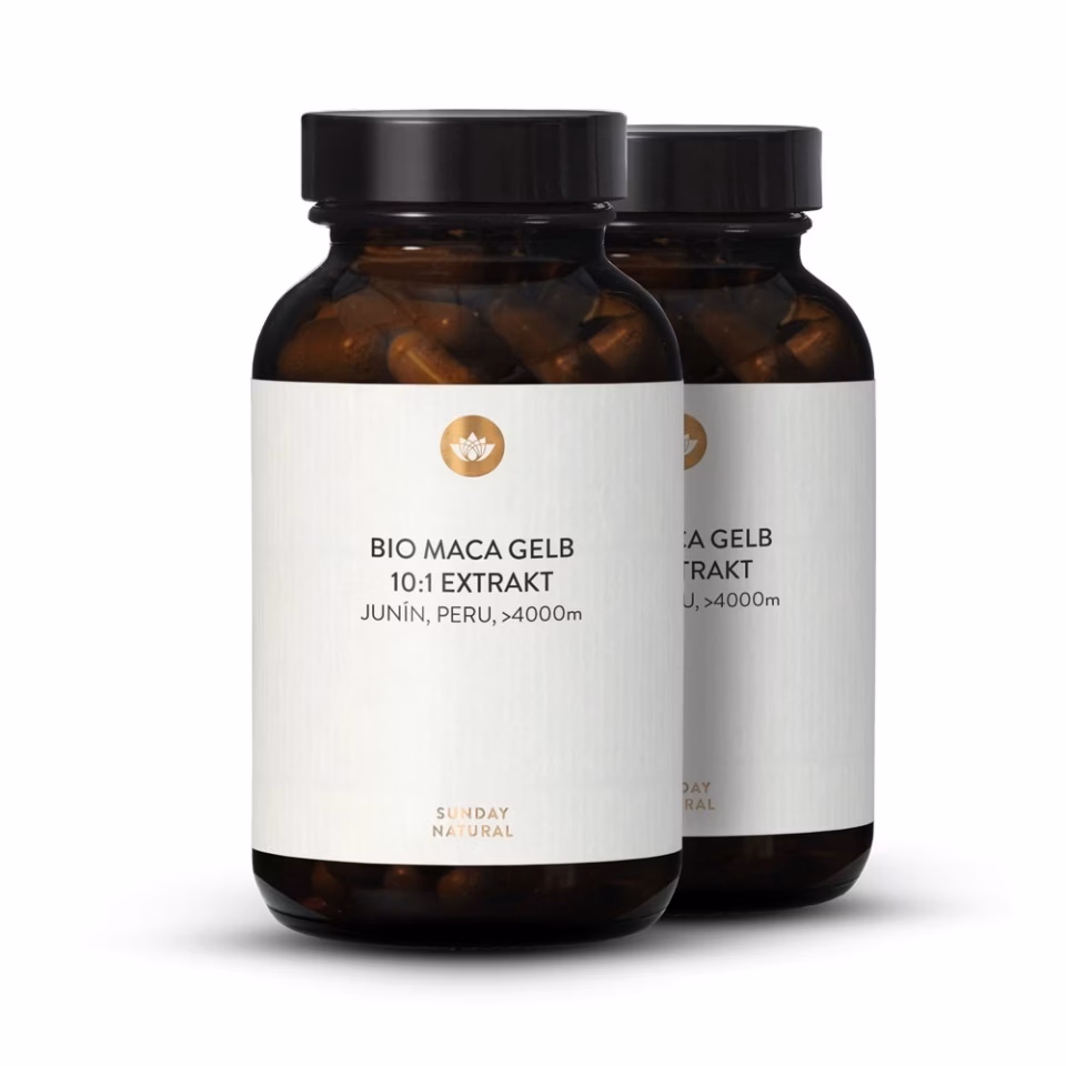 Bio Maca Gelb Extrakt Kapseln 10:1 Vorteilsset