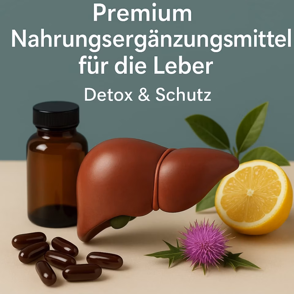 Premium Nahrungsergänzungsmittel für die Leber mit Mariendistel