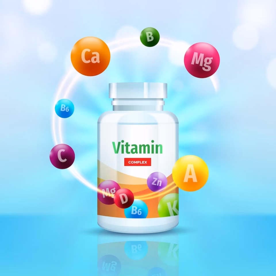 Premium Nahrungsergänzungsmittel Vitamine 