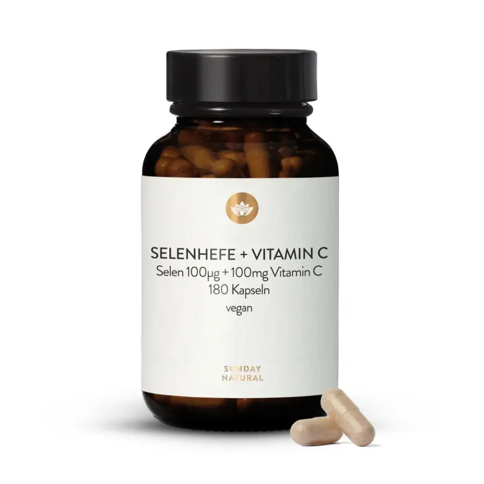 Selenhefe 100µg + Vitamin C organ. Selen + C