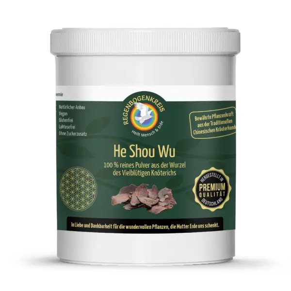 Premium He Shou Wu Pulver, 500 g (raw)