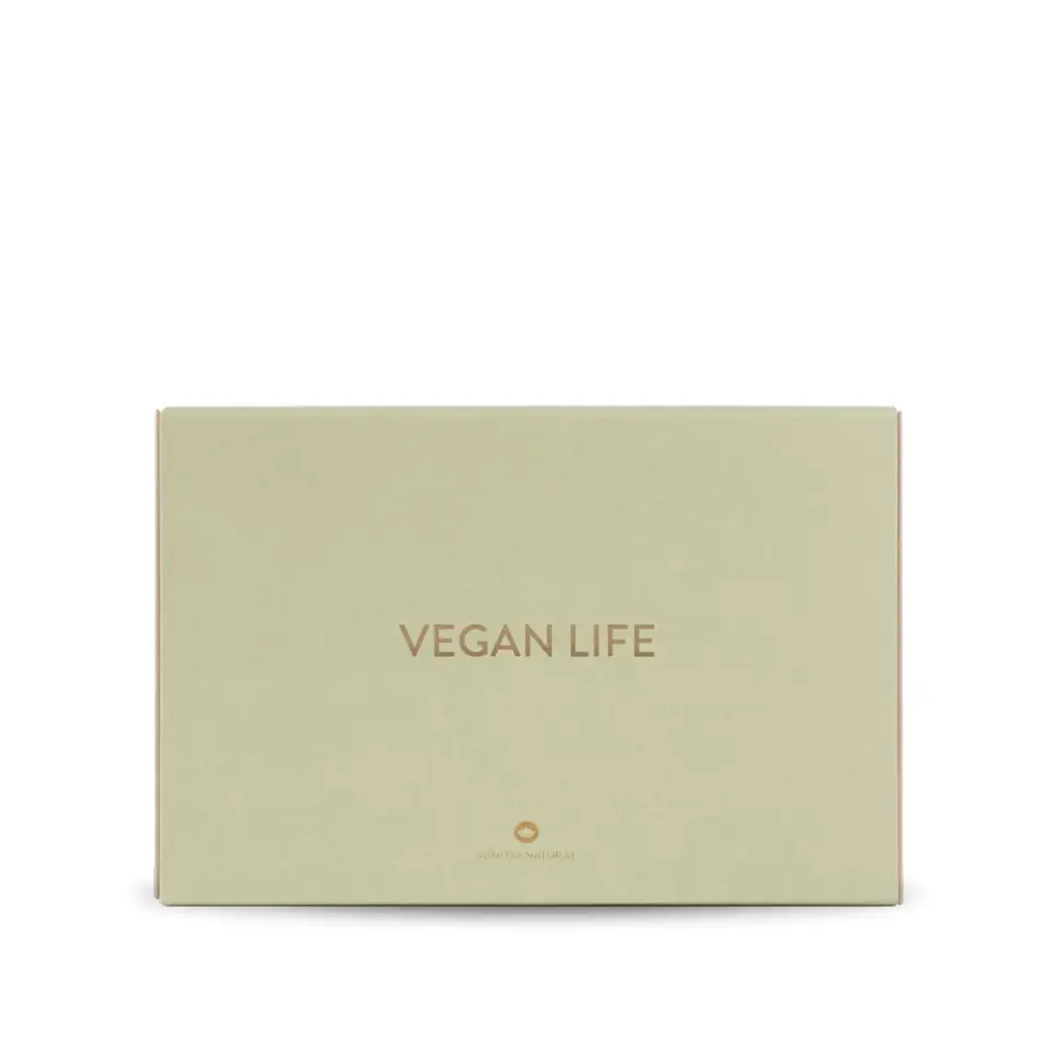 Vegan Life Box mit, All in One Kapseln, handselektiert