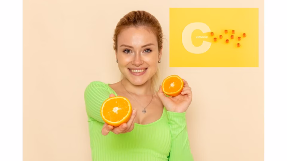 Vitamin C Nahrungsergaänzungsmittel 
