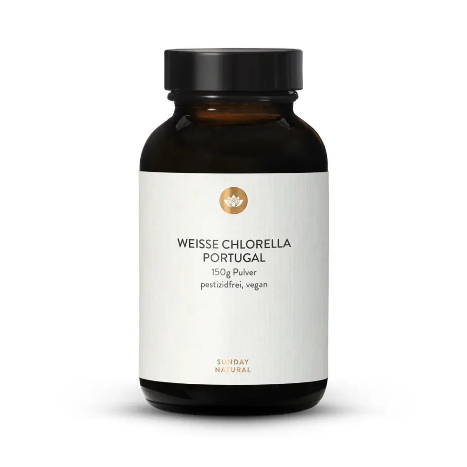 Chlorella Weiss Pulver Portugal